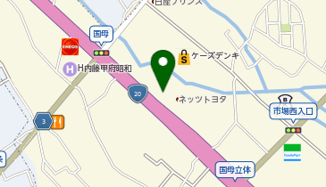 PiPit 山梨トヨタ自動車株式会社 au取扱店の地図画像