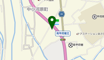 auショップ甲府の地図画像