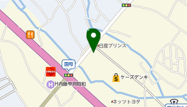 auショップ甲府昭和の地図画像