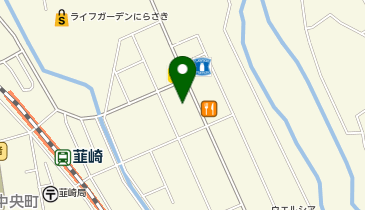 auショップ韮崎の地図画像