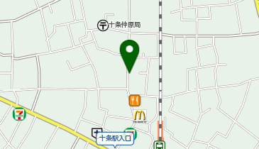 auショップ十条の地図画像