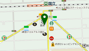 au Style 国立の地図画像