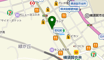 auショップ横須賀三笠の地図画像