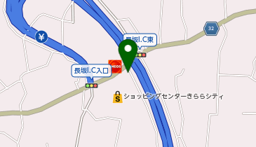 auショップ長坂の地図画像