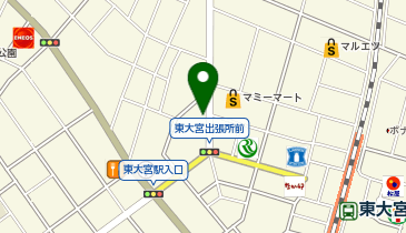 auショップ東大宮の地図画像