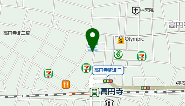 auショップ高円寺の地図画像