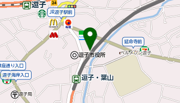 auショップ逗子葉山の地図画像