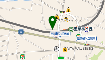 auショップ聖蹟桜ケ丘の地図画像