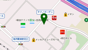auショップ海浜幕張の地図画像