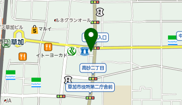 auショップ草加東口の地図画像