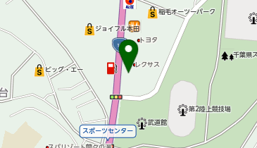 PiPit 千葉トヨタ自動車株式会社 穴川店の地図画像