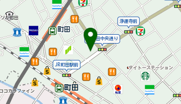 auショップ町田の地図画像