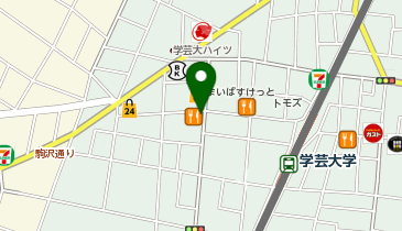 auショップ学芸大学の地図画像