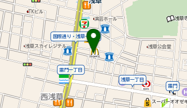 auショップ浅草ROXの地図画像
