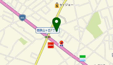 auショップ狭山ケ丘の地図画像