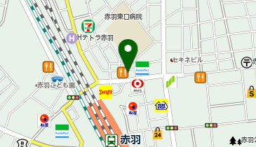 auショップ赤羽の地図画像