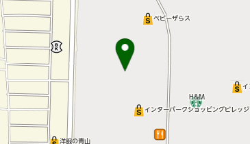 auショップインターパークビレッジの地図画像