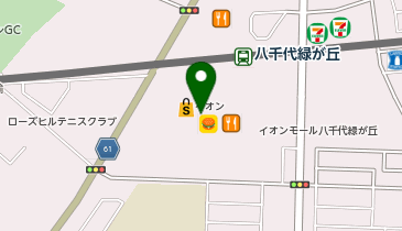 auショップイオンモール八千代緑が丘の地図画像