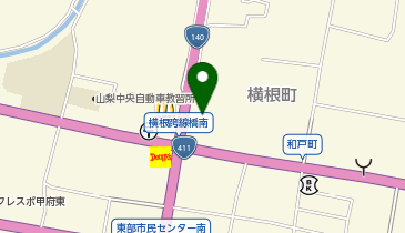 auショップ甲府和戸の地図画像