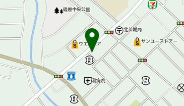 auショップ北茨城の地図画像