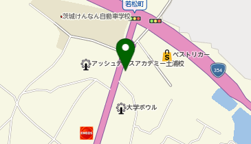 auショップ土浦北の地図画像