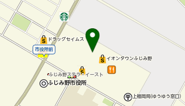 auショップイオンタウンふじみ野の地図画像