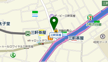 auショップ三軒茶屋駅前の地図画像