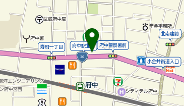 au Style 府中北口の地図画像