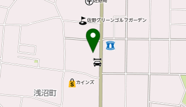 auショップ佐野浅沼の地図画像