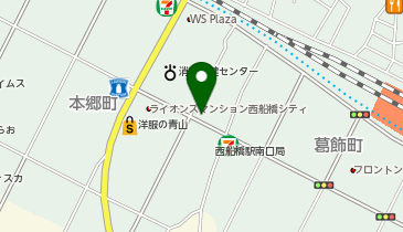 auショップ西船橋の地図画像