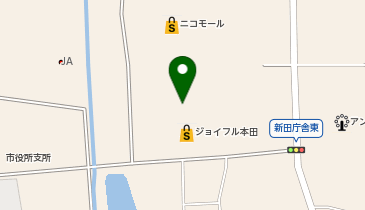 auショップ新田の地図画像
