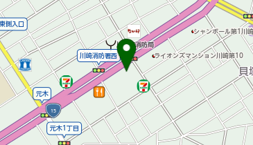 PiPit トヨタモビリティ神奈川 川崎元木店の地図画像