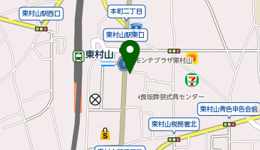 auショップ東村山の地図画像