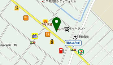 PiPit 千葉トヨタ自動車株式会社 浦安やなぎ通り店の地図画像
