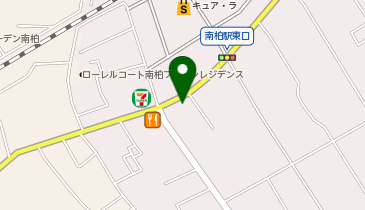 auショップ南柏の地図画像