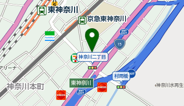 PiPit トヨタカローラ神奈川株式会社 東神奈川店の地図画像