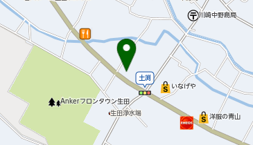 auショップ生田府中街道の地図画像