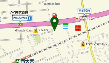 au Style 西区役所前の地図画像