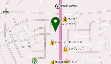 auショップ那珂の地図画像