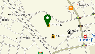 auショップアリオ川口の地図画像