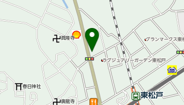 auショップ東松戸の地図画像