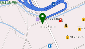 PiPit トヨタカローラ新潟株式会社の地図画像
