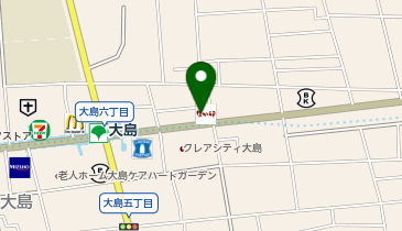 auショップ大島の地図画像