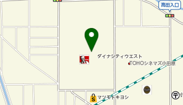 au Style ダイナシティ小田原の地図画像