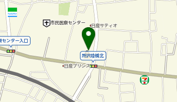 auショップ所沢陸橋通りの地図画像