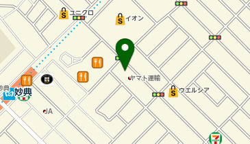 auショップ妙典の地図画像