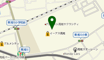 auショップイーアス高尾の地図画像