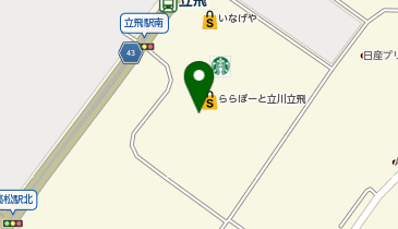 au Style ららぽーと立川立飛の地図画像