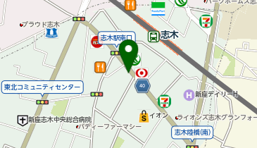 auショップ志木南口の地図画像