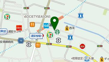 auショップ浦安の地図画像